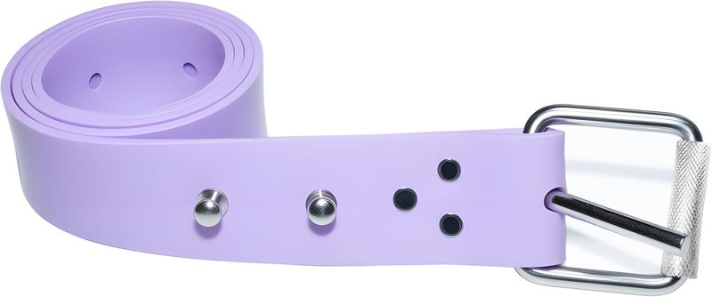 DiveTec Silicone Diving Weight Belt 54" (138cm) with Detachable Stainless Steel Fastening Studs – Ideal for Freediving & Spearfishing - Image 2